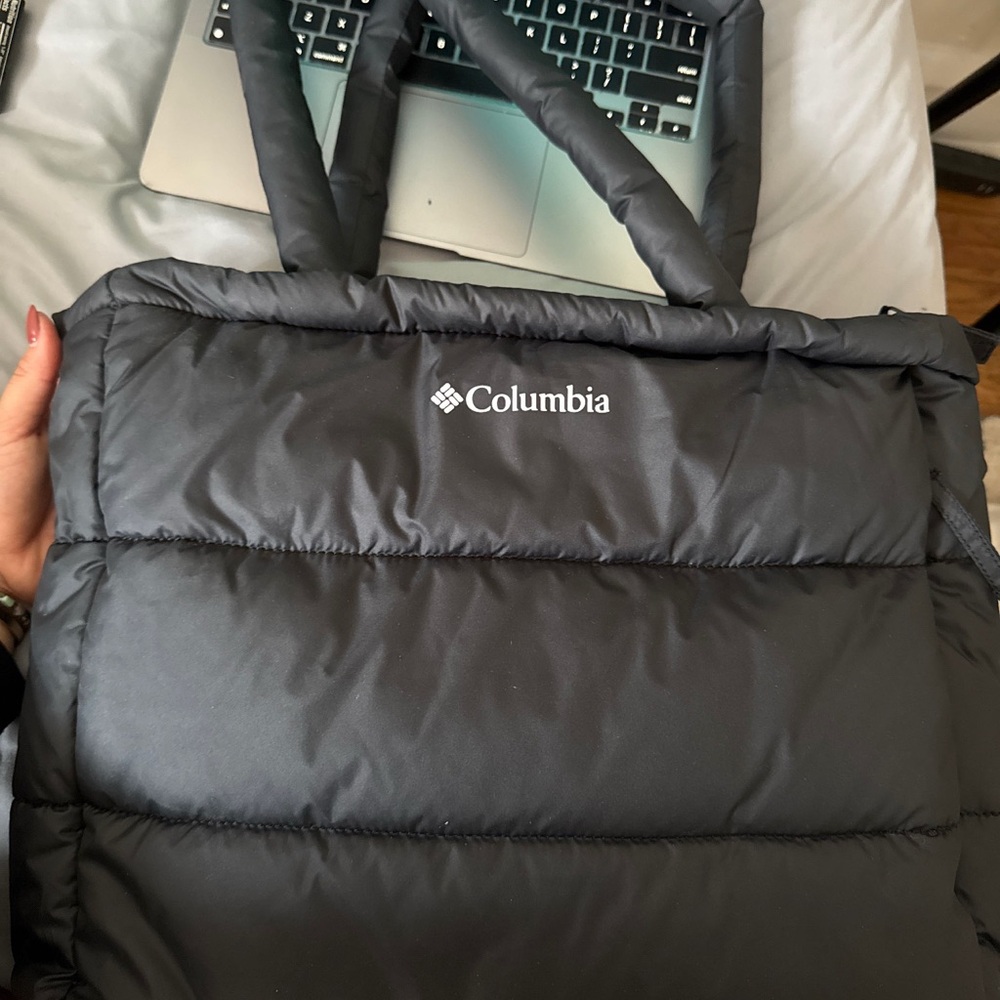 Columbia Black Backpack Quilted Nylon